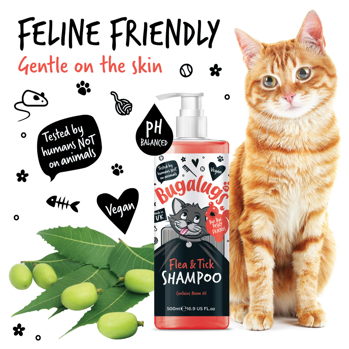 Illustration of Minimize Cat Shampoo For Flea Itchy