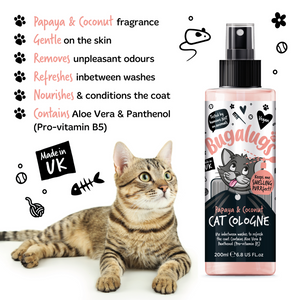 Bugalugs Papaya and Coconut Cat Cologne - Key benefits