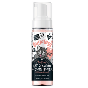 Bugalugs No Rinse Cat Shampoo and Conditioner with Papaya and Coconut