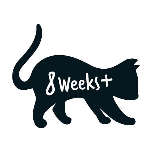 For Cats 8 weeks and over