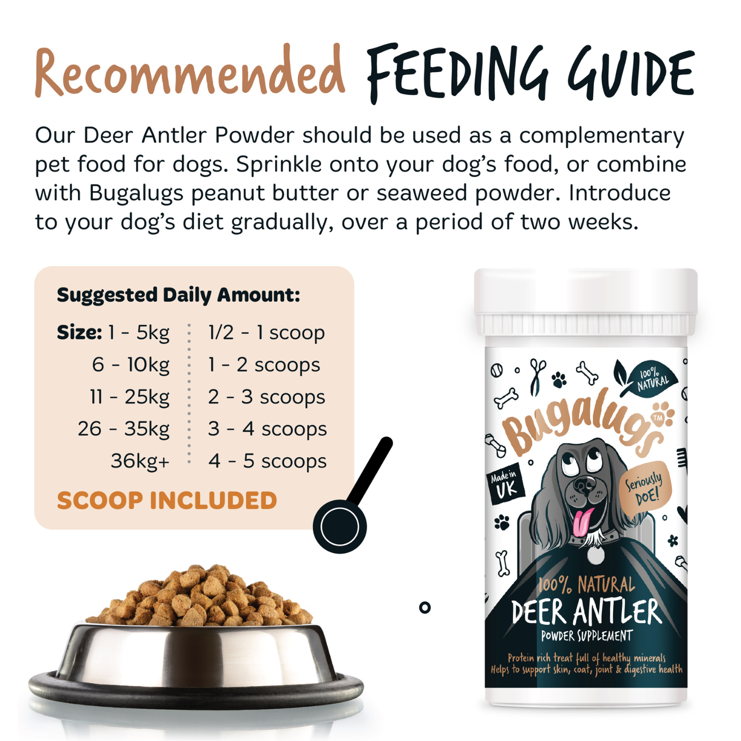 Antler powder for dogs hotsell