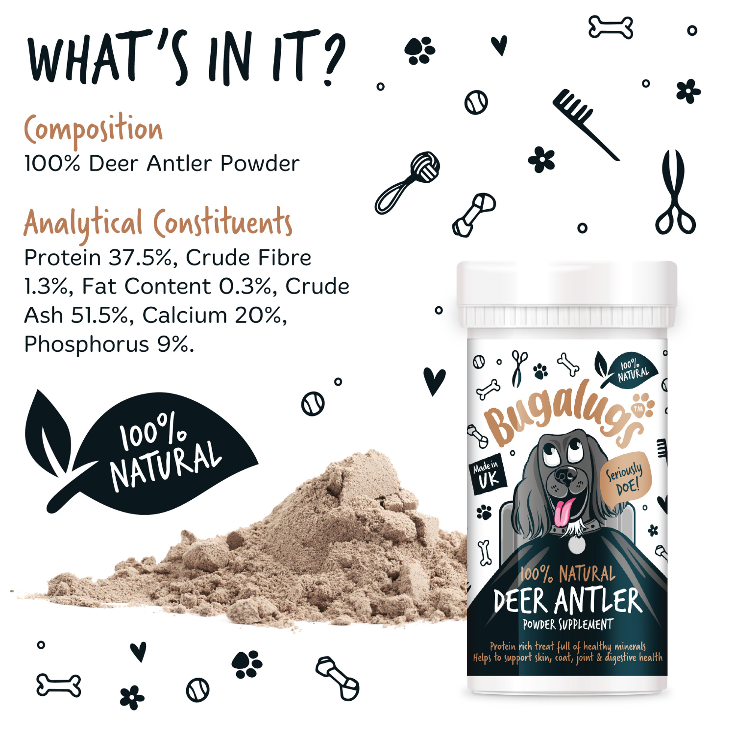 Powder for dogs skin hotsell