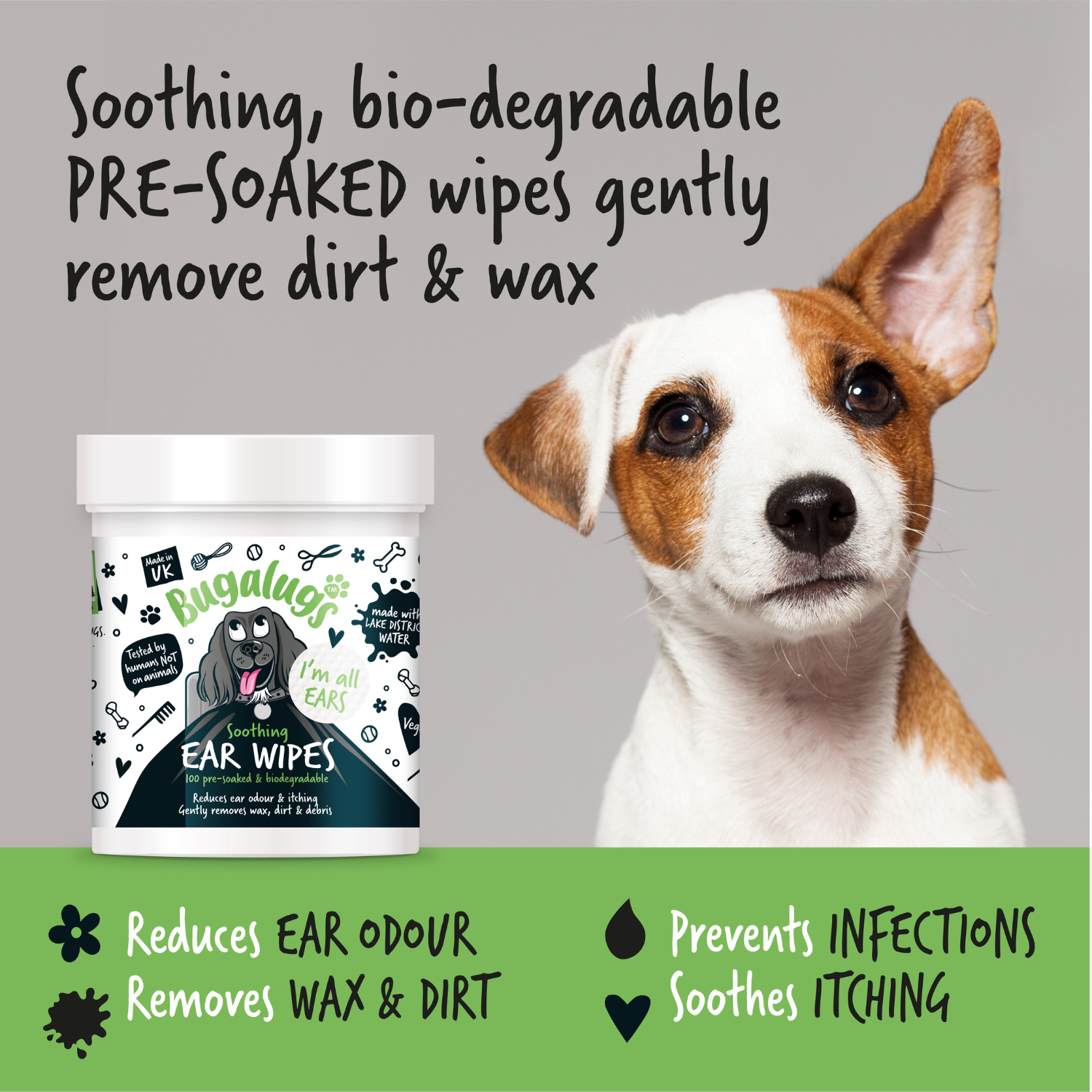 Biodegradable dog wipes clearance
