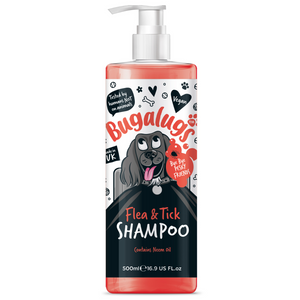 Bugalugs Flea and Tick Shampoo for Dogs - Contains neem oil