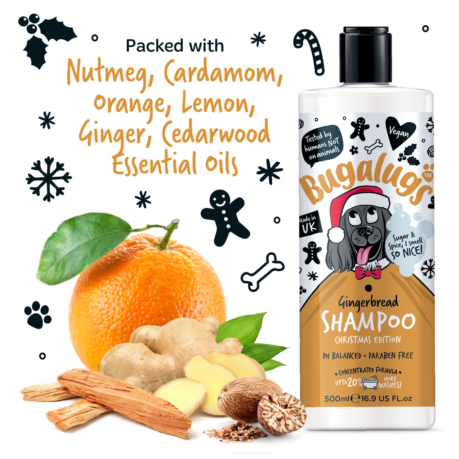 Gingerbread Dog Christmas Shampoo Ingredients