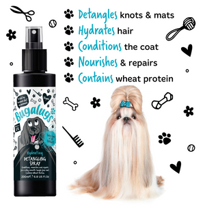 Bugalugs Hydrating Detangling Spray for Dogs - Key benefits