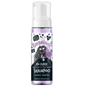 Bugalugs No Rinse Lavender and Chamomile Shampoo for Dogs