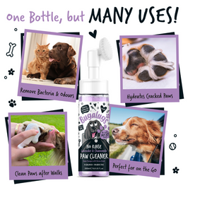 Bugalugs No Rinse Lavender and Chamomile Paw Cleaner - One bottle, but many uses