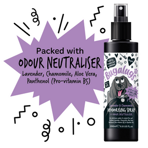 Bugalugs Lavender and Chamomile Deodorising Spray & Odour Neutraliser - Packed with Lavender, chamomile, aloe vera, panthenol