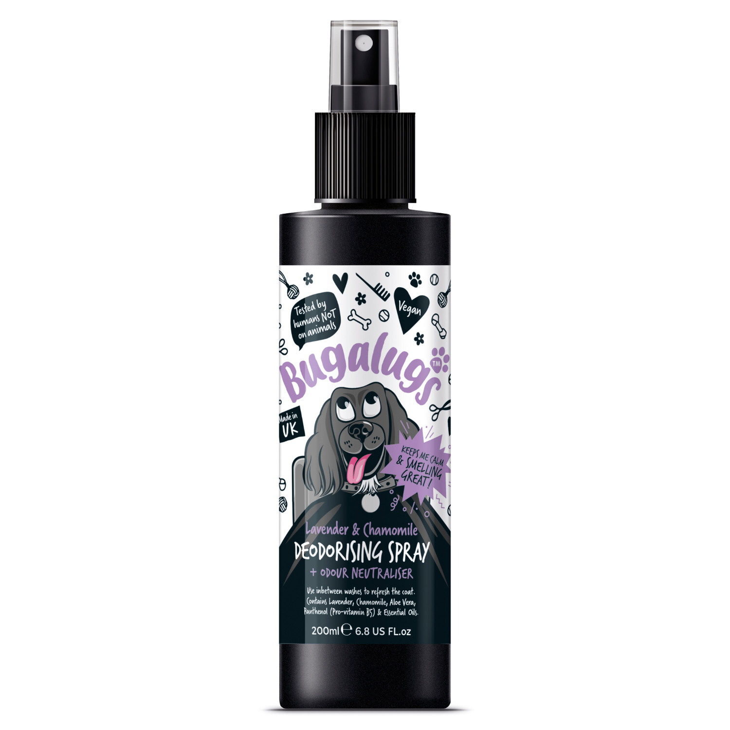 Bugalugs Lavender & Chamomile Deodorising Spray & Odour Neutraliser