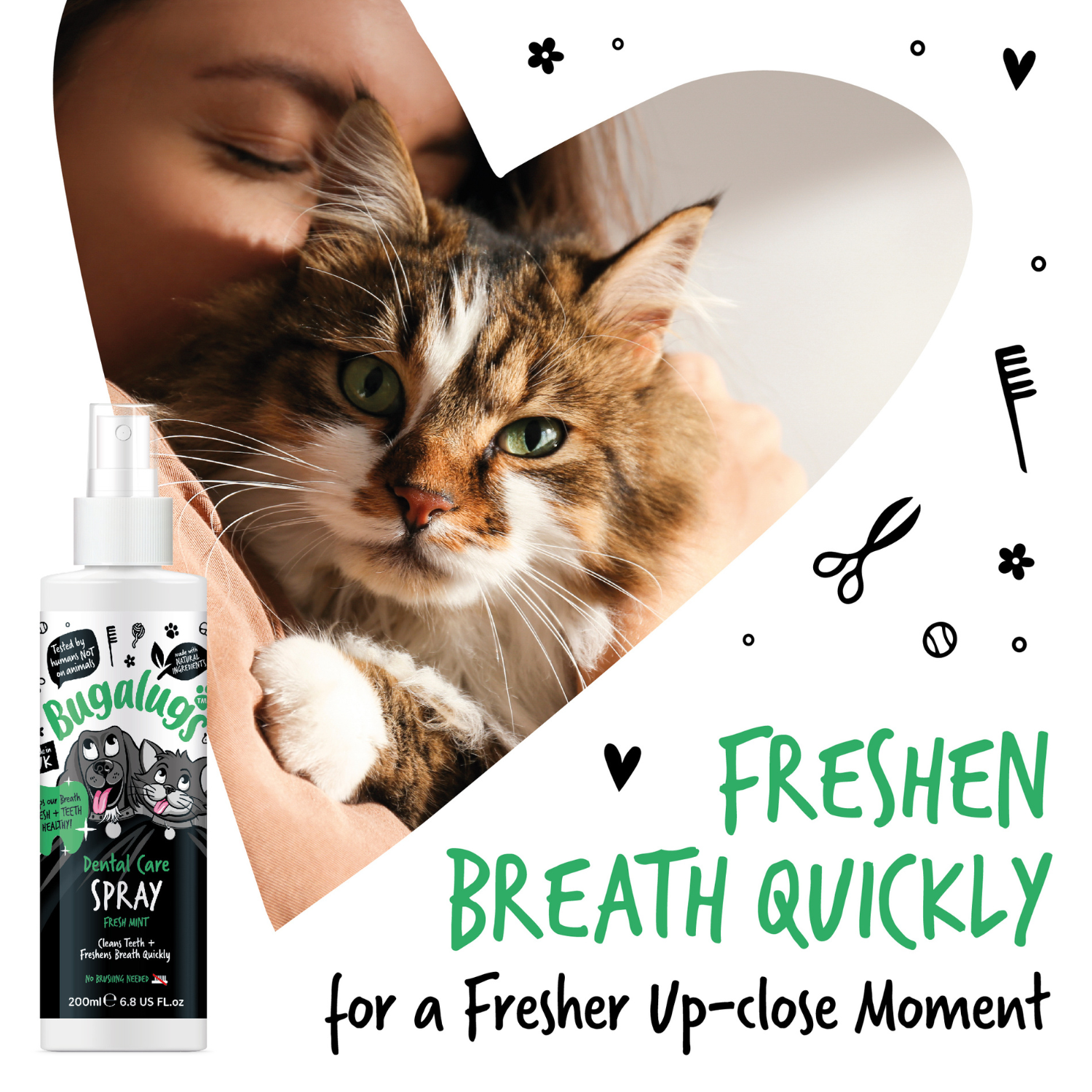 Bugalugs Dental Care Spray - Freshens breath quickly