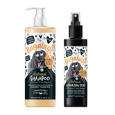 Bugalugs Oatmeal Shampoo with Coconut and Lime Fragrance and Oatmeal Deodorising Spray Bundle