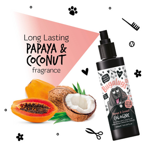 Bugalugs Papaya and Coconut Cologne for Dogs - Long-lasting fragrance