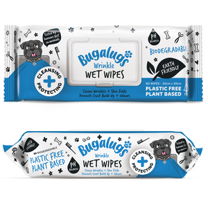 Bugalugs Wrinkle Wet Wipes for Dogs and Cats