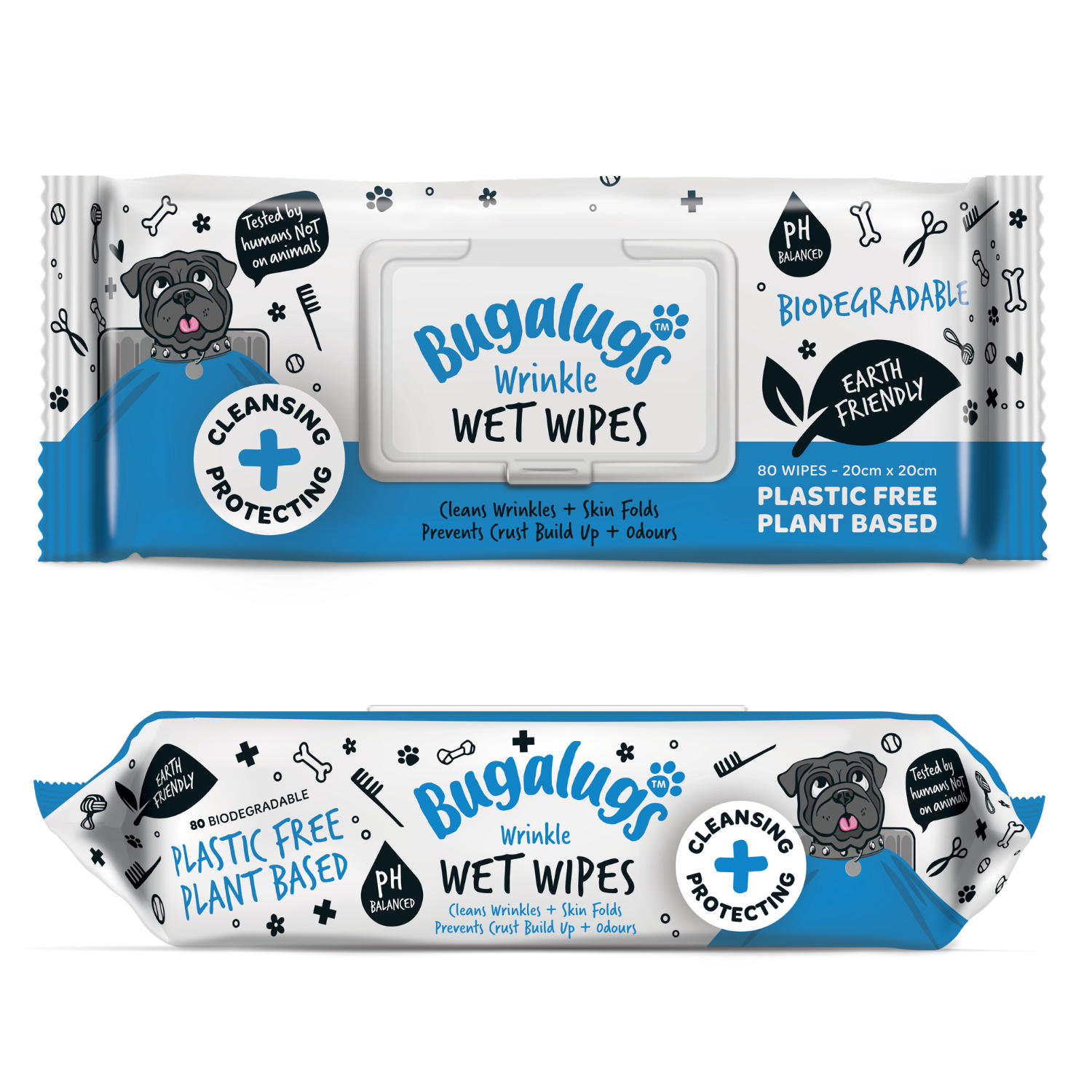Wrinkle Wet Wipes for Dogs & Cats