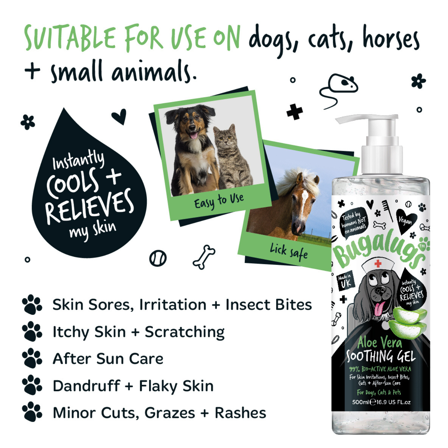 dog licked aloe vera plant Aloe Vera Soothing Gel for Pets 500ml