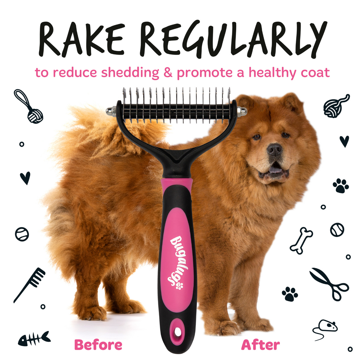 Jamaican Rake Undercoat Rake For Cats Flexible Rake Comb, Grooming Undercoat Rake ...