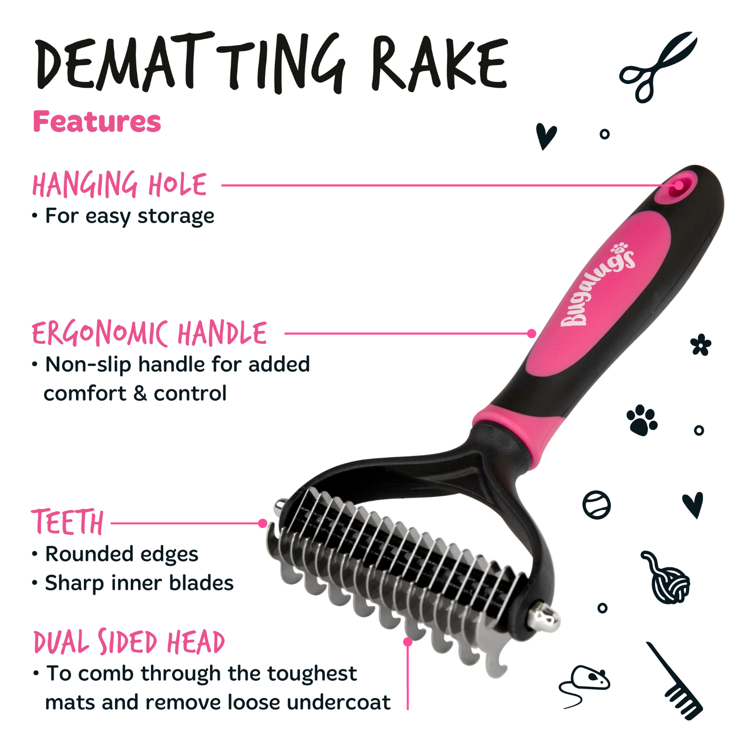 Best dematting brush for dogs clearance