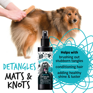 Bugalugs Hydrating Detangling Spray for Dogs - Detangles mats and knots