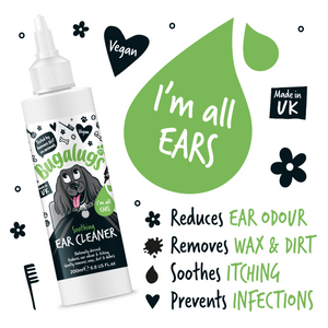 Bugalugs Soothing Ear Cleaner - Key benefits - Reduces, removes, soothes, prevents