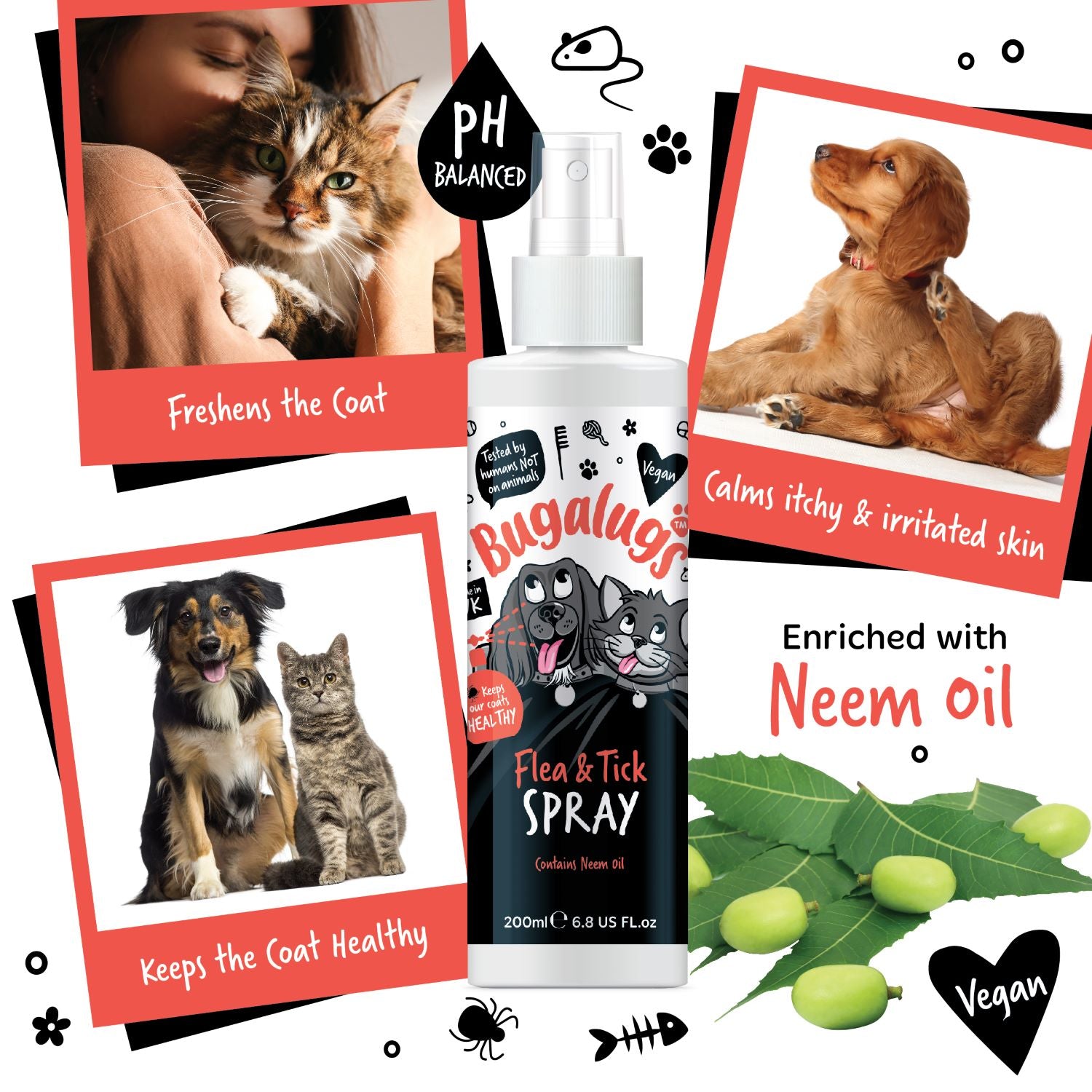 Illustration of Neem Oil For Indoor Cat Flea Control