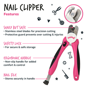 Bugalugs Medium to Large Nail Clippers - Key features