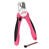 Bugalugs Medium to Large Pet Nail Clippers in Pink and Black