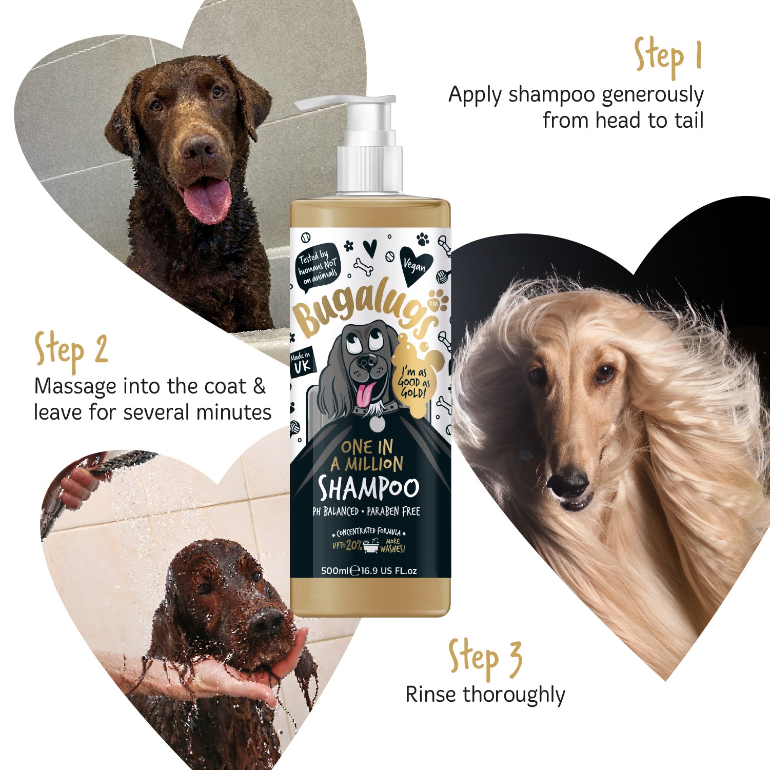 Bugalugs One in a Million Shampoo for Dogs Luxury Dog Shampoo Bugalugs Pet Care