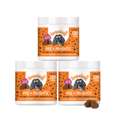 Pre & Probiotic Supplement Chews for Dogs 3-Pack