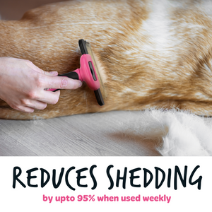 Bugalugs Deshedding Comb - Reduces shedding by up to 95% when used weekly