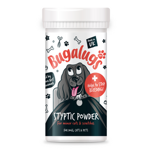 Bugalugs Styptic Powder For Minor Cuts and Scratches - For dogs, cats and pets