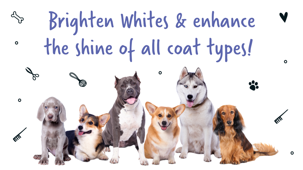 Brightens Whites & enhances the colour of all coat types image