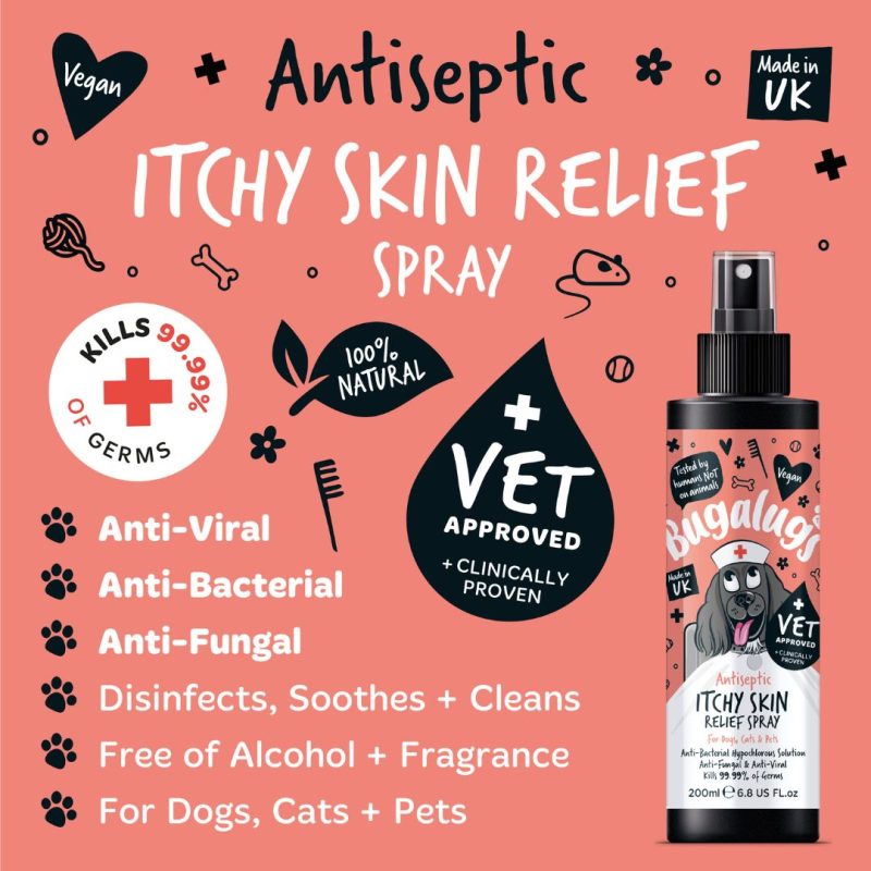 Antiseptic Itchy Skin Relief Spray Key Benefits Image
