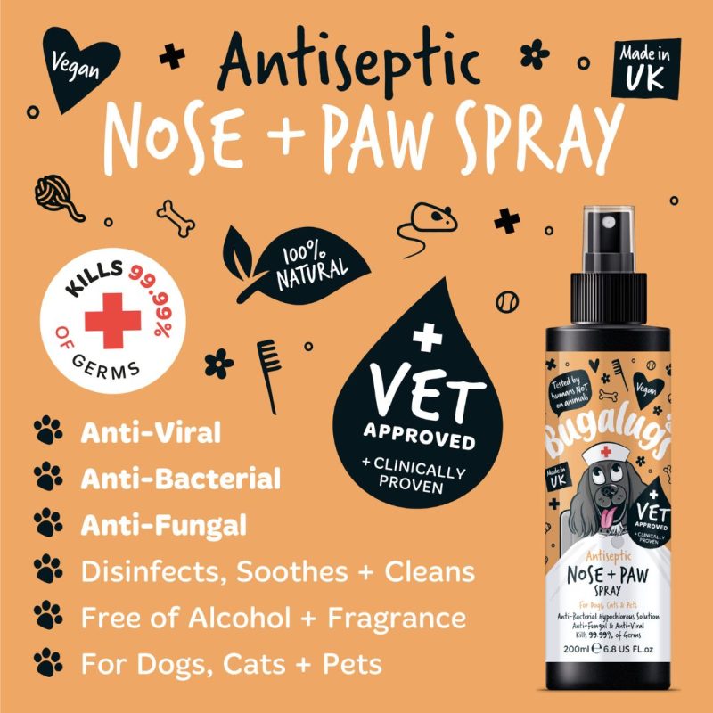 Antiseptic Nose & Paw Spray Key Benefits