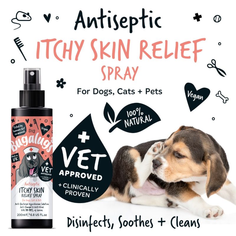 Antiseptic Itchy Skin Relief Spray For Cats, Dogs & Pets Image